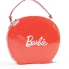 Barbie x Unique Vintage 1950s Red Leatherette Commuter Set Circle Bag