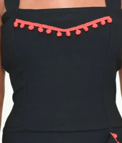 Black & Red Cayenne Wiggle Dress