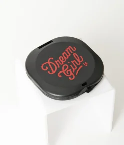 Black Dream Girl Compact Mirror