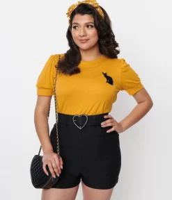 Black Love Your Curves Shorts