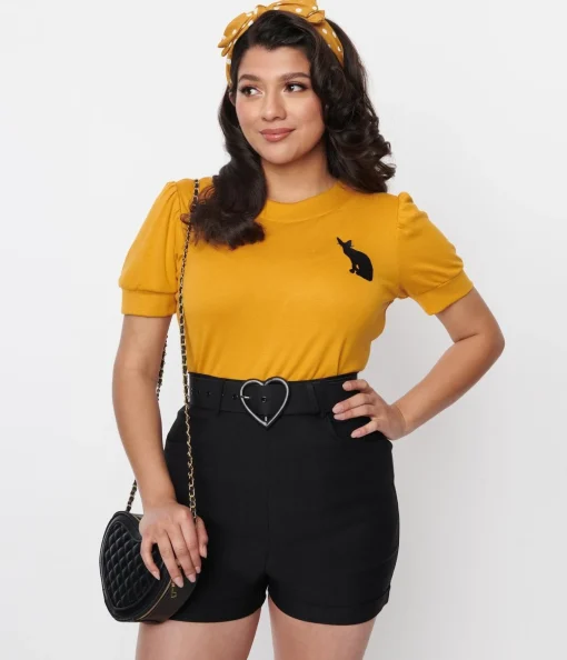 Black Love Your Curves Shorts