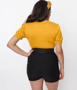 Black Love Your Curves Shorts