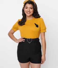 Black Love Your Curves Shorts