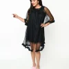 Black Pillow Talk Nightgown Set