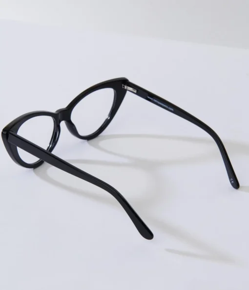 Black Rimmed Cat Eye Glasses