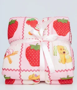 Cakeworthy Strawberry Shortcake Fleece Blanket