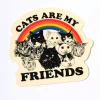 Cats Are My Friends Vinyl Sticker