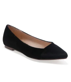 Chelsea Crew Black Velvet Pammy Flats