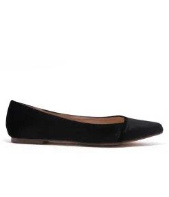 Chelsea Crew Black Velvet Pammy Flats