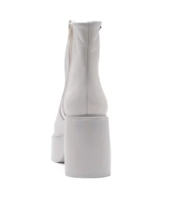 Chelsea Crew 1990s White Leather Platform Vanson Boots