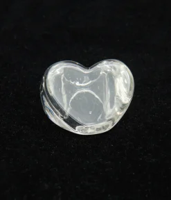 Clear Heart Shaped Acrylic Ring
