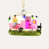 Cody Foster Flamingo Camper Ornament