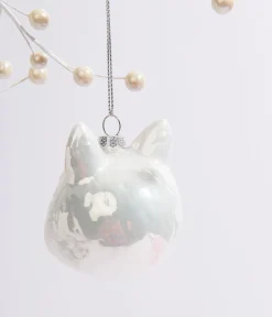 Cody Foster Meowie Bowie Cat Glass Ornament