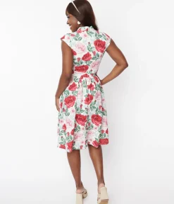 Cream & Roses Eva Swing Dress