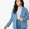Denim Washed Blazer