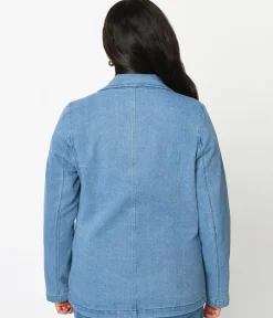 Denim Washed Blazer
