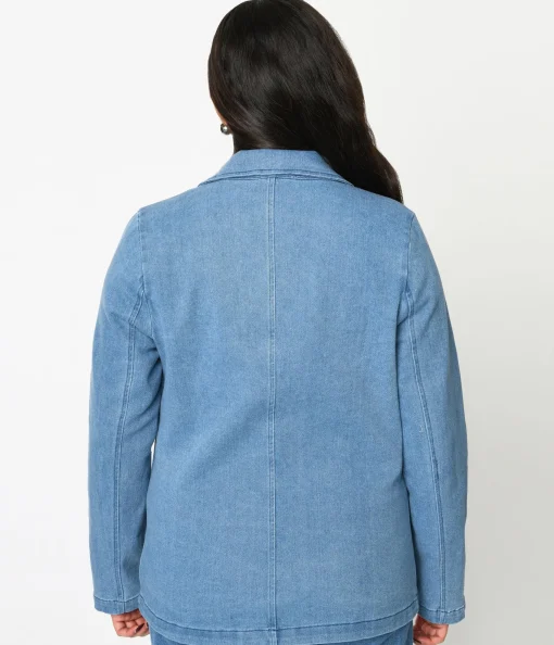 Denim Washed Blazer