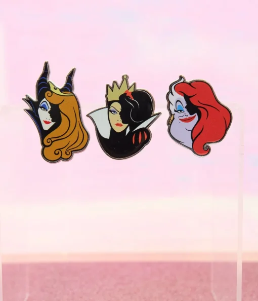 Disney Princess collection by Unique Vintage Princess & Villain Pin Set