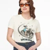 Dream Ride Cotton Fitted Graphic Tee