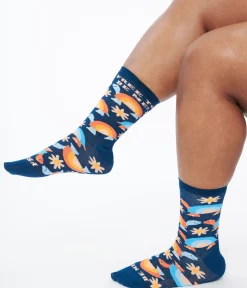 Free to Be Me Rainbow Crew Socks