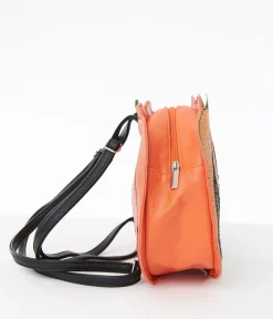 Glitter Jack O Lantern Backpack