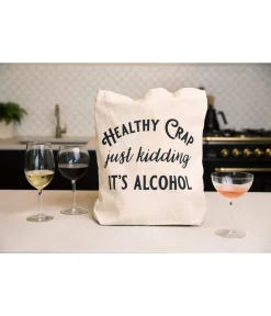 Healthy Crap Canvas Tote Bag