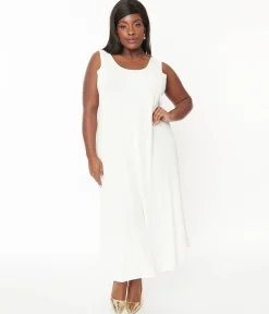 Ivory Slip Maxi Dress