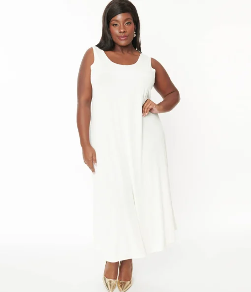 Ivory Slip Maxi Dress