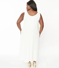 Ivory Slip Maxi Dress