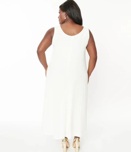 Ivory Slip Maxi Dress