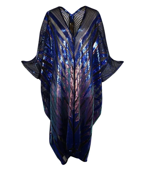 Jennafer Grace Midnight Lotus Sequin Caftan