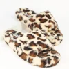 Leopard Print Fuzzy Slippers