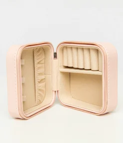 Light Pink Matte Christina Jewelry Case
