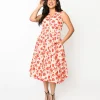 Light Pink Strawberry Love Swing Dress