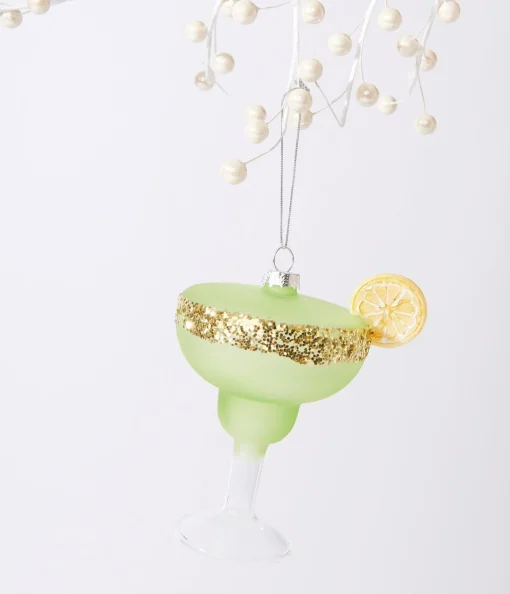 Lime Margarita Glass Ornament