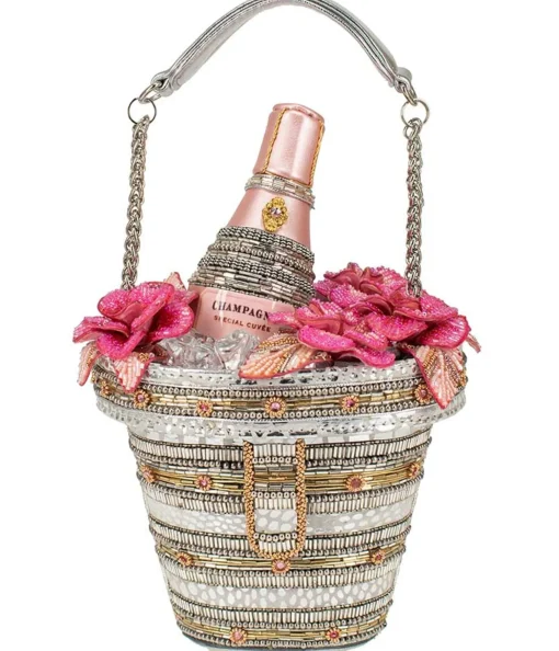 Mary Frances Champagne On Ice Handbag