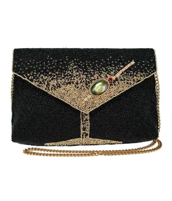 Mary Frances Olive You Crossbody Clutch