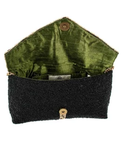 Mary Frances Olive You Crossbody Clutch