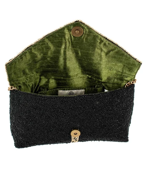 Mary Frances Olive You Crossbody Clutch
