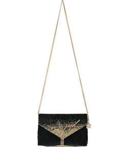 Mary Frances Olive You Crossbody Clutch