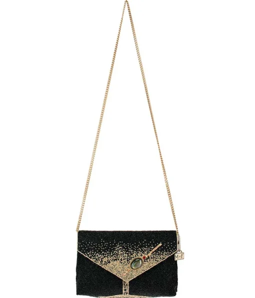 Mary Frances Olive You Crossbody Clutch