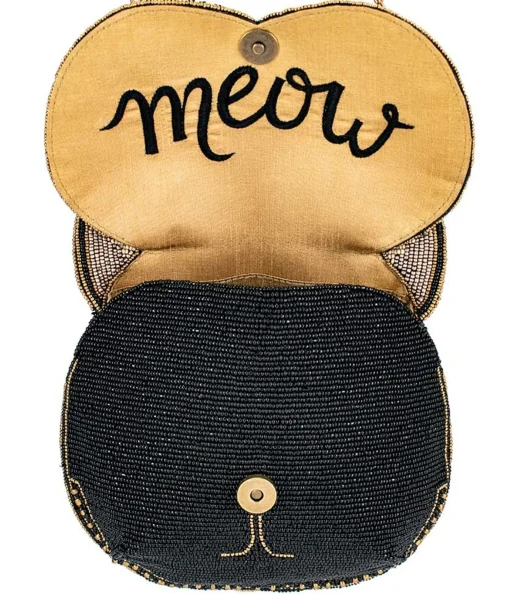 Mary Frances Whiskers Cat Crossbody Bag