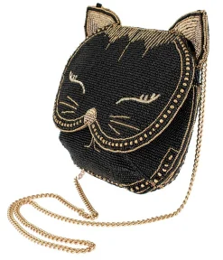 Mary Frances Whiskers Cat Crossbody Bag