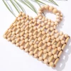 Mini Wood Beaded Handbag