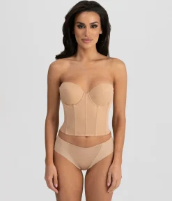 Mocha Backless Strapless Brie Bridal Bra