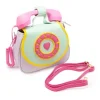 Pink & Green Ring Ring Phone Convertible Handbag