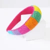 Rainbow Beaded Chunky Headband