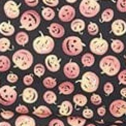 Retrolicious Black & Pumpkins Bow Blouse