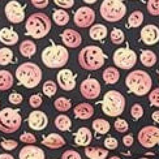 Retrolicious Black & Pumpkins Bow Blouse