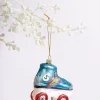 Rollerskate Glass Ornament